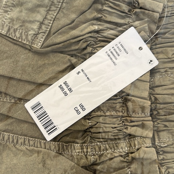 Urban Outfitters Sloan Nylon Baggy Balloon Pant in Green Size Small UO NWT - Picture 8 of 8